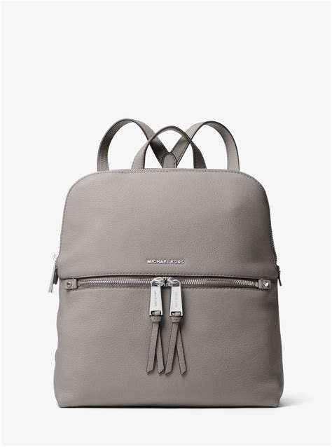 michael kors gray bag|michael kors backpack gray.